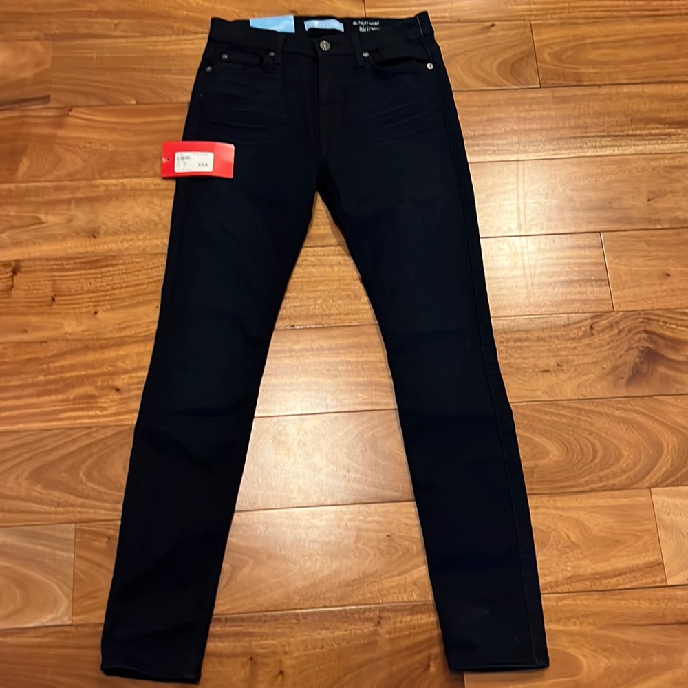 NWT 7 For All Mankind super skinny, high waist jeans, size 28, b(air) denim